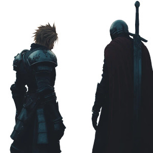 Cloud Vs Soldier Vinyl Car Decal Sticker – Waterproof & UV-Resistant 8"