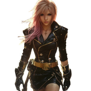 Lightning Farron Ff13 V2 Vinyl Car Decal Sticker – Waterproof & UV-Resistant 8"