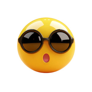 Secret Emoji Vinyl Car Decal Sticker – Waterproof & UV-Resistant 8"