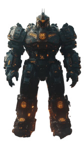 Templar Order Megazord Vinyl Car Decal Sticker – Waterproof & UV-Resistant 8"