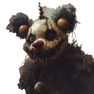 Creepy Clown Bear Vinyl Car Decal Sticker – Waterproof & UV-Resistant 8" Creepy Clown Bear Vinyl Car Decal Sticker – Waterproof & UV-Resistant 8"