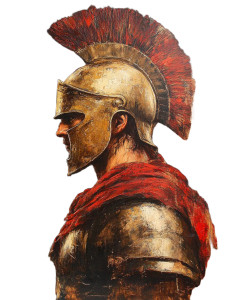 Spartan Soldier Painting Vinyl Car Decal Sticker – Waterproof & UV-Resistant 8" Spartan Soldier Painting Vinyl Car Decal Sticker – Waterproof & UV-Resistant 8"