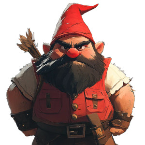 Animated Gnome Vinyl Car Decal Sticker – Waterproof & UV-Resistant 8" Animated Gnome Vinyl Car Decal Sticker – Waterproof & UV-Resistant 8"