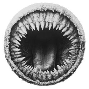 Monster Mouth V4 Vinyl Car Decal Sticker – Waterproof & UV-Resistant 8"