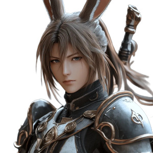 Male Viera Warrior Vinyl Car Decal Sticker – Waterproof & UV-Resistant 8"