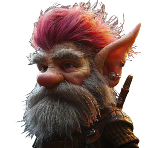 Pink-Haired Gnome Avatar Vinyl Car Decal Sticker – Waterproof & UV-Resistant 8" Pink-Haired Gnome Avatar Vinyl Car Decal Sticker – Waterproof & UV-Resistant 8"
