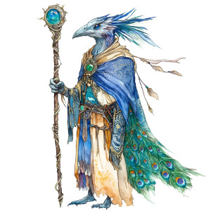 Enchanting Bird Wizard Vinyl Car Decal Sticker – Waterproof & UV-Resistant 8"