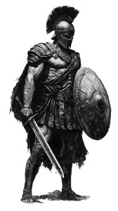 Roman Gladiator Vinyl Car Decal Sticker – Waterproof & UV-Resistant 8" Roman Gladiator Vinyl Car Decal Sticker – Waterproof & UV-Resistant 8"