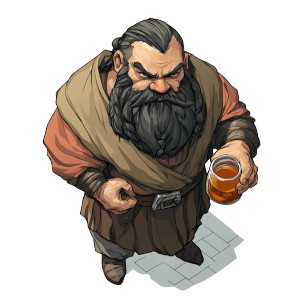 Drunken Dwarf Monk Vinyl Car Decal Sticker – Waterproof & UV-Resistant 8" Drunken Dwarf Monk Vinyl Car Decal Sticker – Waterproof & UV-Resistant 8"