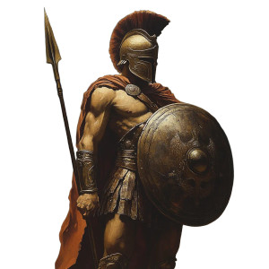 Spartan Warrior V22 Vinyl Car Decal Sticker – Waterproof & UV-Resistant 8"