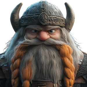 Fantasy Dwarf V10 Vinyl Car Decal Sticker – Waterproof & UV-Resistant 8"