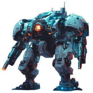 Mecha Design Vinyl Car Decal Sticker – Waterproof & UV-Resistant 8" Mecha Design Vinyl Car Decal Sticker – Waterproof & UV-Resistant 8"