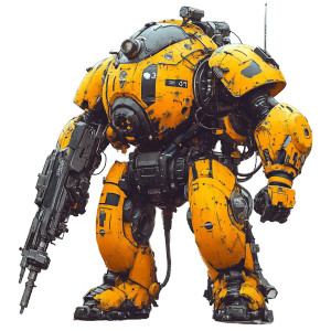 Futuristic Military Mecha Vinyl Car Decal Sticker – Waterproof & UV-Resistant 8" Futuristic Military Mecha Vinyl Car Decal Sticker – Waterproof & UV-Resistant 8"