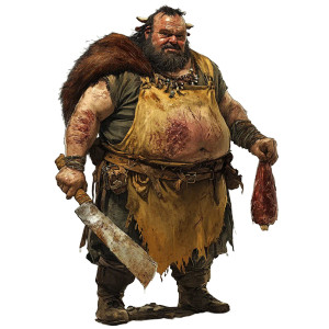 Filthy Butcher Headdress Vinyl Car Decal Sticker – Waterproof & UV-Resistant 8"