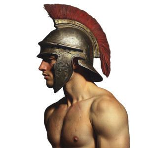 Gladiator Warrior Vinyl Car Decal Sticker – Waterproof & UV-Resistant 8"