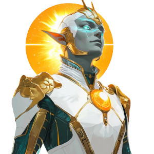 Astral Elf Priest Vinyl Car Decal Sticker – Waterproof & UV-Resistant 8" Astral Elf Priest Vinyl Car Decal Sticker – Waterproof & UV-Resistant 8"