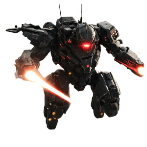 Armored Core Hero Vinyl Car Decal Sticker – Waterproof & UV-Resistant 8"