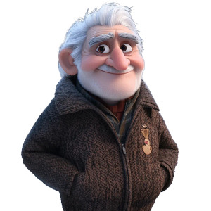 Animated Disney Pixar Elder Vinyl Car Decal Sticker – Waterproof & UV-Resistant 8"