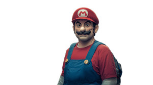 Real Human Mario Vinyl Car Decal Sticker – Waterproof & UV-Resistant 8"