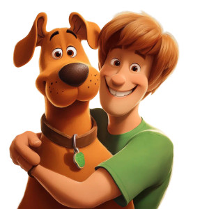 Scooby And Shabby Vinyl Car Decal Sticker – Waterproof & UV-Resistant 8"