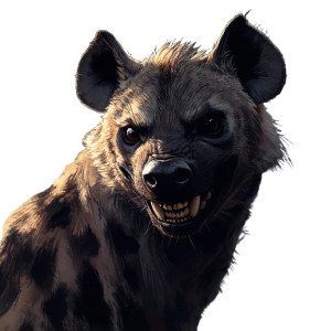 Hyena Vinyl Car Decal Sticker – Waterproof & UV-Resistant 8" Hyena Vinyl Car Decal Sticker – Waterproof & UV-Resistant 8"