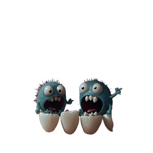 Monsters On Teeth Vinyl Car Decal Sticker – Waterproof & UV-Resistant 8" Monsters On Teeth Vinyl Car Decal Sticker – Waterproof & UV-Resistant 8"
