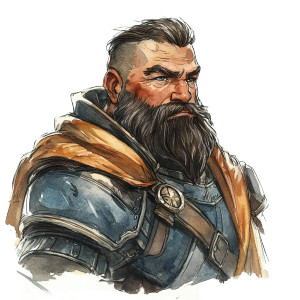 Dwarf Priest Adventurer Vinyl Car Decal Sticker – Waterproof & UV-Resistant 8"