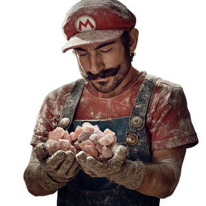 Real Human Mario V2 Vinyl Car Decal Sticker – Waterproof & UV-Resistant 8"