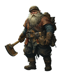 Dwarven Miner Vinyl Car Decal Sticker – Waterproof & UV-Resistant 8" Dwarven Miner Vinyl Car Decal Sticker – Waterproof & UV-Resistant 8"