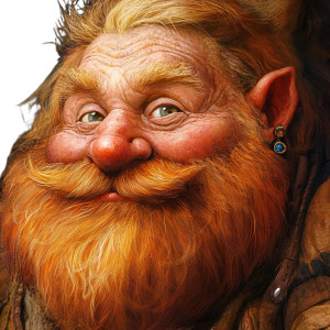 Friendly Brewer Dwarf Vinyl Car Decal Sticker – Waterproof & UV-Resistant 8"