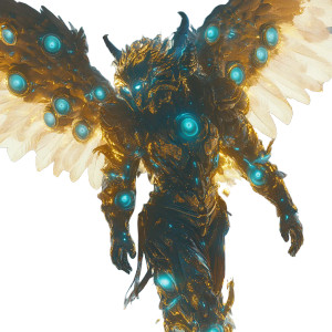 Celestial Cherub Vinyl Car Decal Sticker – Waterproof & UV-Resistant 8"