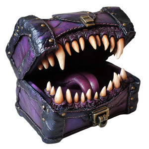 Purple Mimic Chest Vinyl Car Decal Sticker – Waterproof & UV-Resistant 8"