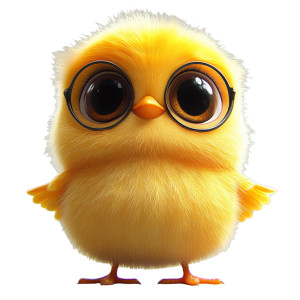 Fluffy Baby Chick V4 Vinyl Car Decal Sticker – Waterproof & UV-Resistant 8" Fluffy Baby Chick V4 Vinyl Car Decal Sticker – Waterproof & UV-Resistant 8"