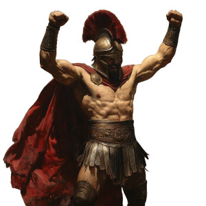 Greek Warrior Triumph Vinyl Car Decal Sticker – Waterproof & UV-Resistant 8" Greek Warrior Triumph Vinyl Car Decal Sticker – Waterproof & UV-Resistant 8"