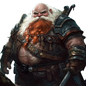 Thieving Dwarf Warrior Vinyl Car Decal Sticker – Waterproof & UV-Resistant 8"