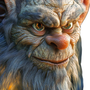 Realistic Troll Monster Vinyl Car Decal Sticker – Waterproof & UV-Resistant 8"