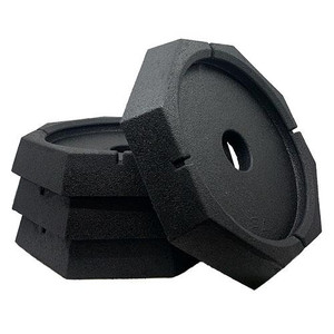 SnapPads | Jack Pad Fits 11-1/2 Inch Round Jack Foot | Set Of 4 | USA Made Rubber | Stability, Protection, Anti-Slip