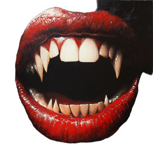 Vampire'S Fangs Vinyl Car Decal Sticker – Waterproof & UV-Resistant 8" Vampire'S Fangs Vinyl Car Decal Sticker – Waterproof & UV-Resistant 8"
