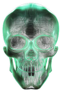 Futuristic Skull Vinyl Car Decal Sticker – Waterproof & UV-Resistant 8" Futuristic Skull Vinyl Car Decal Sticker – Waterproof & UV-Resistant 8"