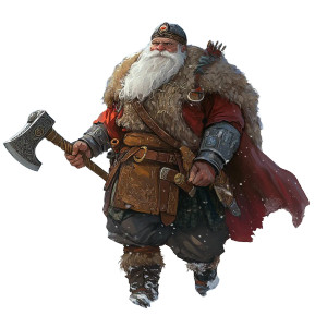 Fantasy Viking Hybrid Vinyl Car Decal Sticker – Waterproof & UV-Resistant 8"