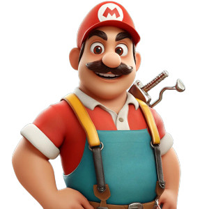 Cartoon Italian Plumber Vinyl Car Decal Sticker – Waterproof & UV-Resistant 8" Cartoon Italian Plumber Vinyl Car Decal Sticker – Waterproof & UV-Resistant 8"