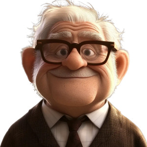 Warren Buffet Disney Vinyl Car Decal Sticker – Waterproof & UV-Resistant 8"