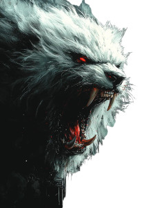 Angry Digital Monster Vinyl Car Decal Sticker – Waterproof & UV-Resistant 8"