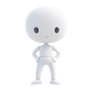 Chibi Character V7 Vinyl Car Decal Sticker – Waterproof & UV-Resistant 8"