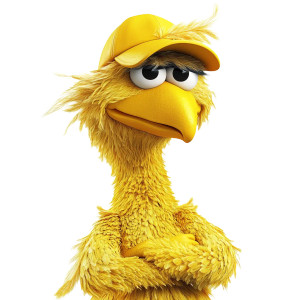 Sassy Big Bird Vinyl Car Decal Sticker – Waterproof & UV-Resistant 8" Sassy Big Bird Vinyl Car Decal Sticker – Waterproof & UV-Resistant 8"