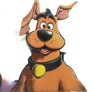 Scooby Doo Graffiti Vinyl Car Decal Sticker – Waterproof & UV-Resistant 8"