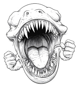 Sharp-Toothed Maw Vinyl Car Decal Sticker – Waterproof & UV-Resistant 8" Sharp-Toothed Maw Vinyl Car Decal Sticker – Waterproof & UV-Resistant 8"