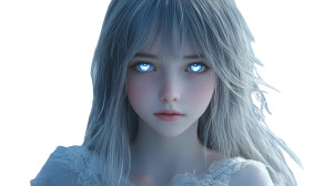 Celestial Angel Girl Vinyl Car Decal Sticker – Waterproof & UV-Resistant 8"