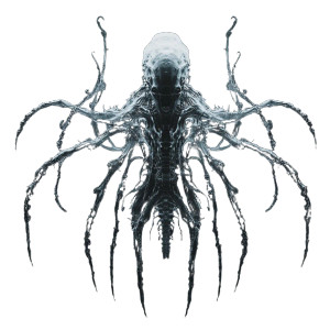 Alien Tentacle Design Vinyl Car Decal Sticker – Waterproof & UV-Resistant 8"