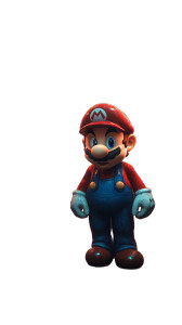 Mario Neon Poster Vinyl Car Decal Sticker – Waterproof & UV-Resistant 8"